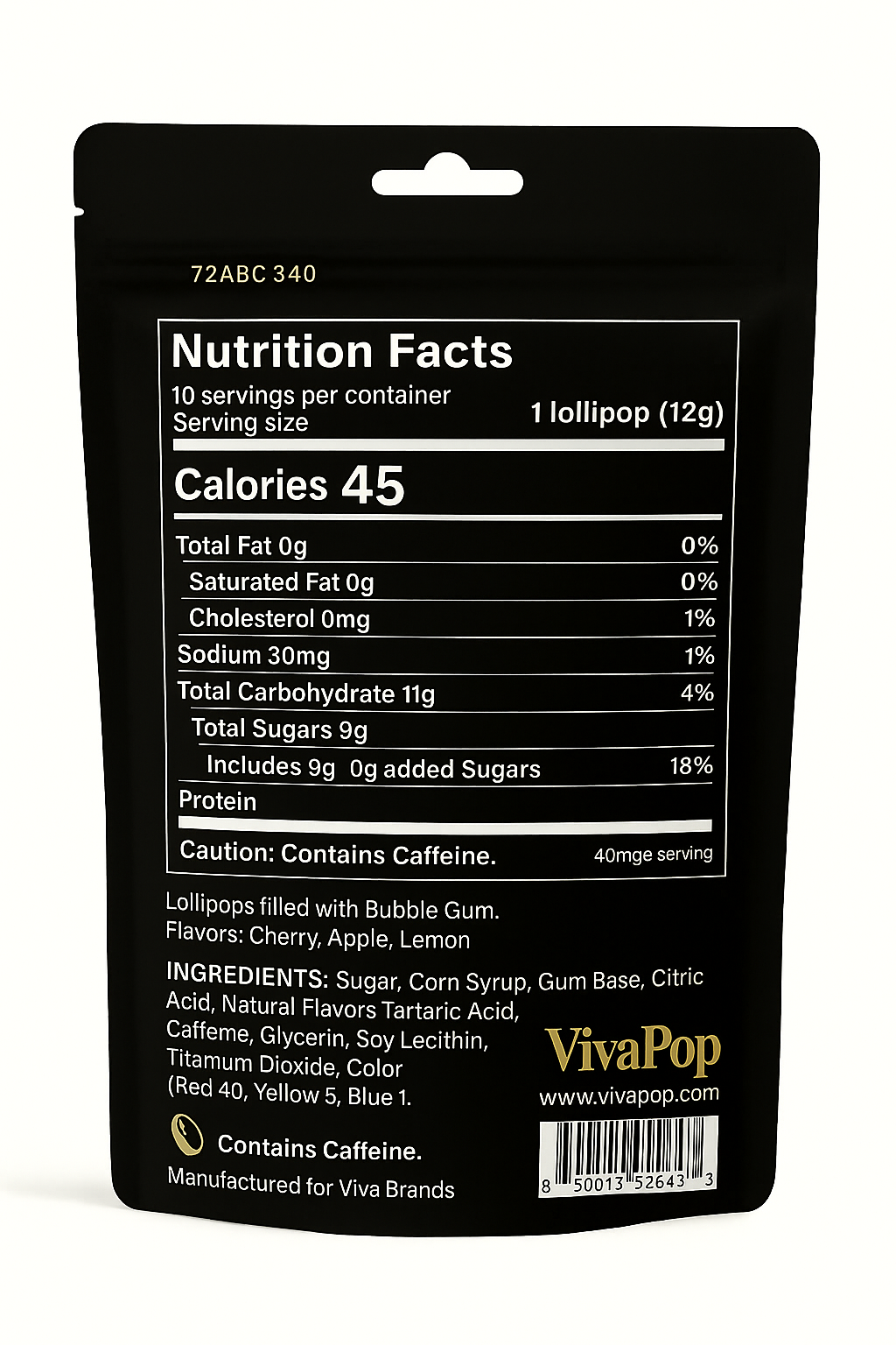 VIVAPOP with CAFFEINE