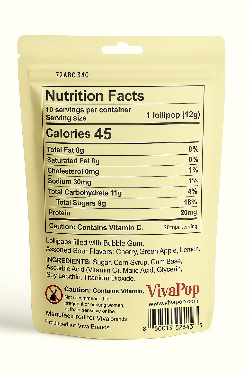 VIVAPOP With VITAMIN C