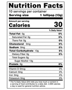 VivaPop Sugar-Free Strawberry Lollipops — 10 Count