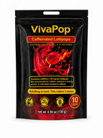VivaPop Caffeinated Lollipops bag