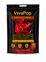 VivaPop Caffeinated Lollipops bag
