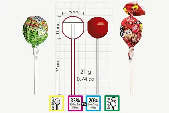 Large ball lollipop